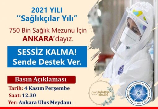 Sağlık Atamaları için Sağlık Teknikerleri Ankara'da Basın Açıklaması Yapacak, Tekniker, MYO, HaberTekniker 