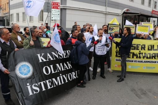 Radyoloji Teknikerlerinden Kanser Olmak İstemiyoruz protestosu, HaberTekniker 