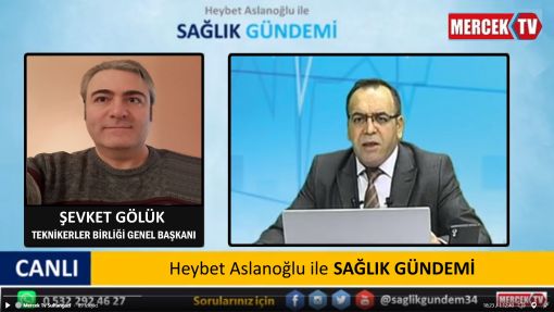 Saglik Gündemi, Mercek TV, Canlı Yayın Konuk, Şevket Gölük, 18 Şubat 2021 