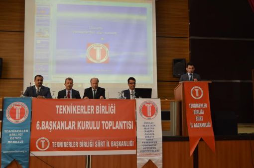 Teknikerler Birliği VI.Başkanlar Toplantısı - Siirt